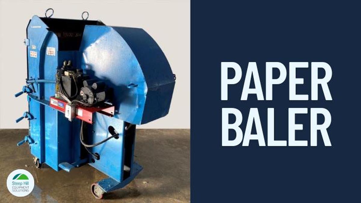 Used Vertical Paper Baler