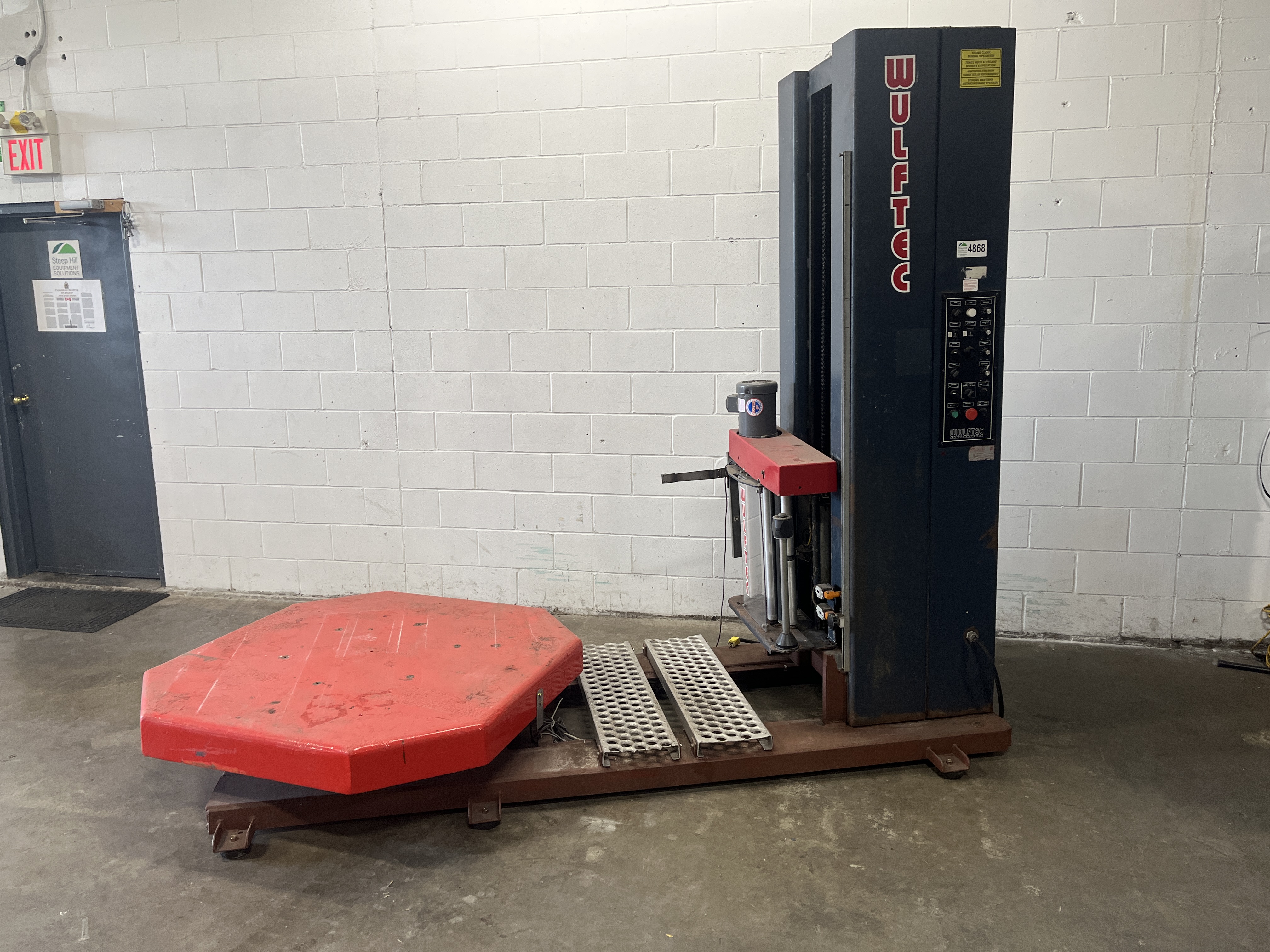 Used Wulftec WHP-300 Pallet Wrapper