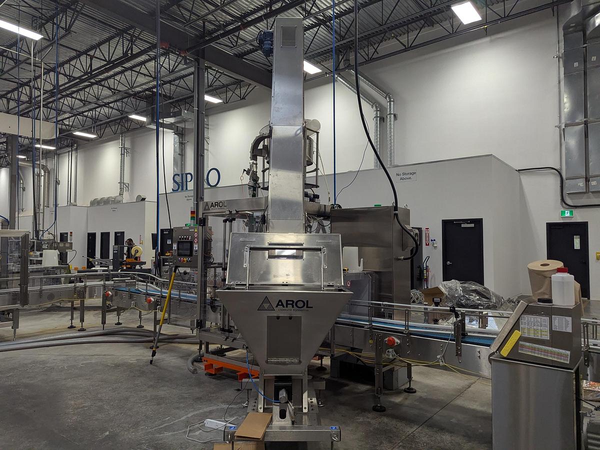 Used Promach 4 Head Pail Filling Line Including Filler, Capper & Date Coder