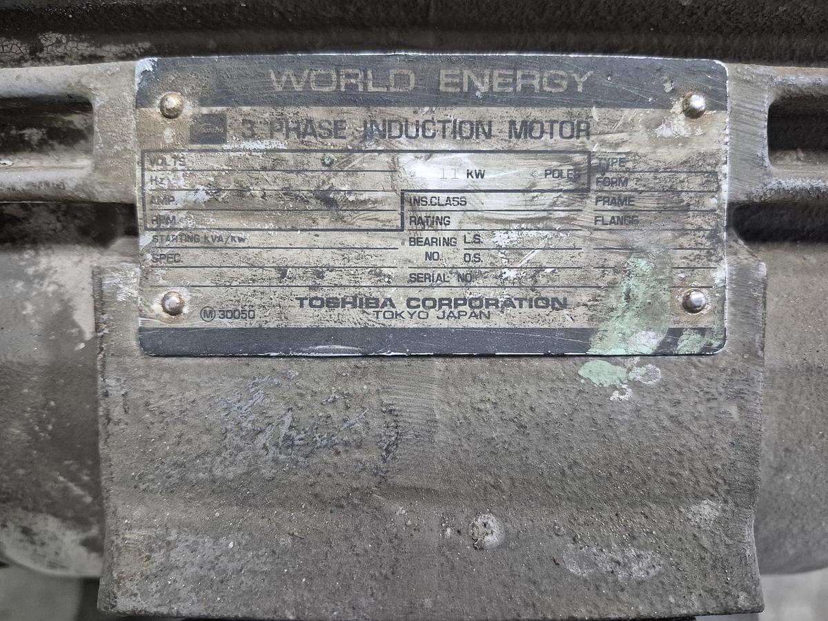 Used Toshiba 3-Phase Induction Motor