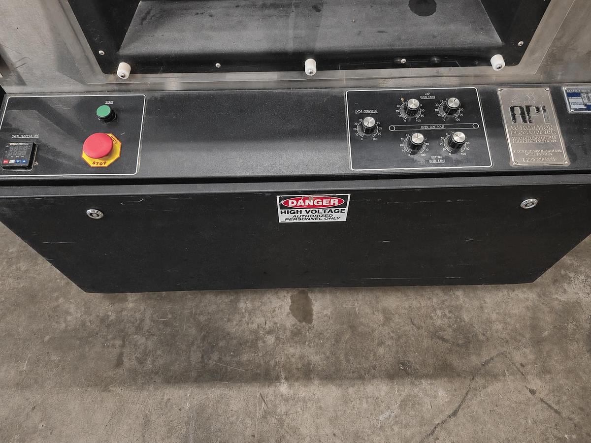 Used API APTU 50-DV Heat Shrink Tunnel