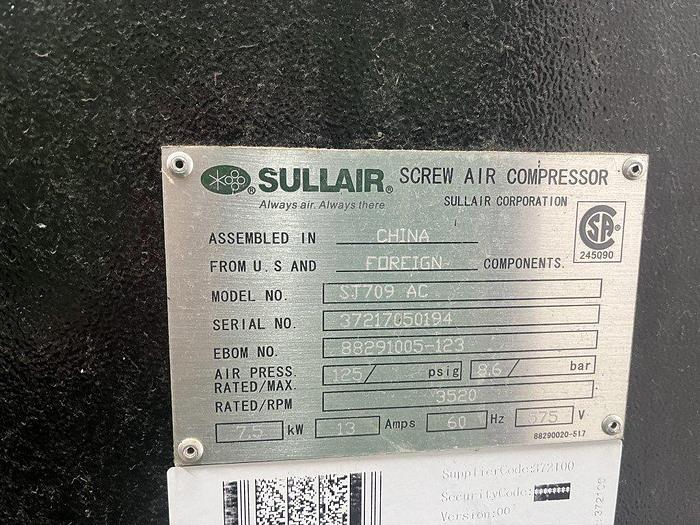 Used Sullair ST700 Screw Air Compressor