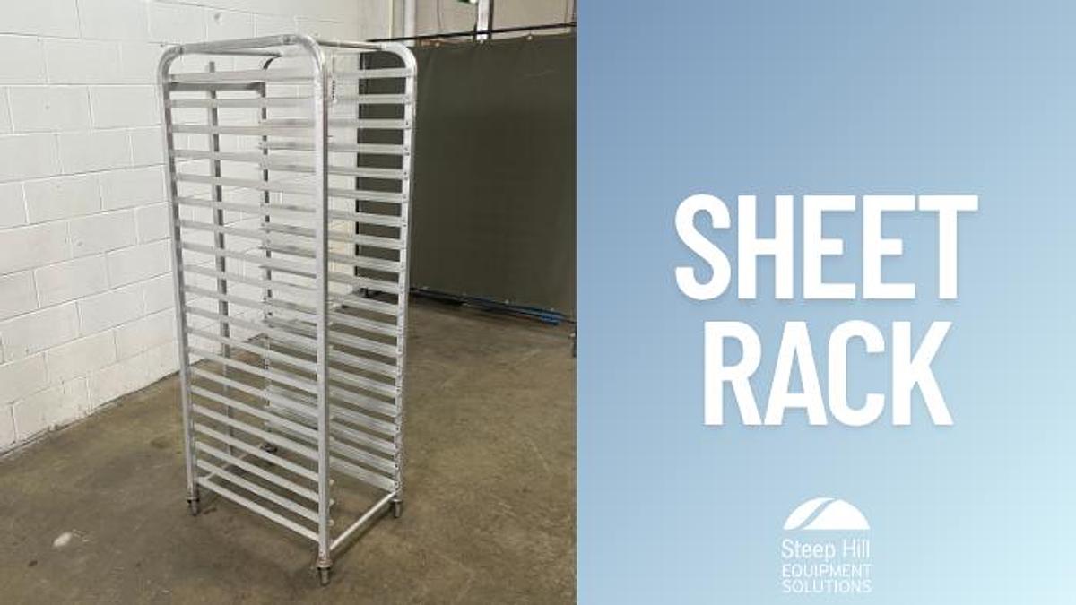 Used Aluminum Bakery Sheet Rack