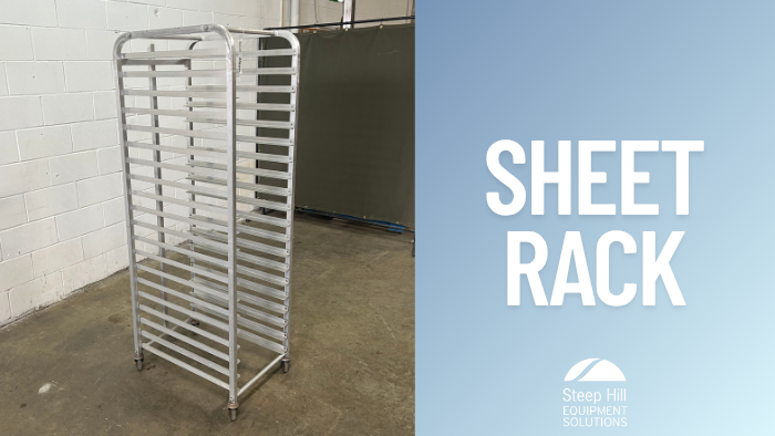 Used Aluminum Bakery Sheet Rack