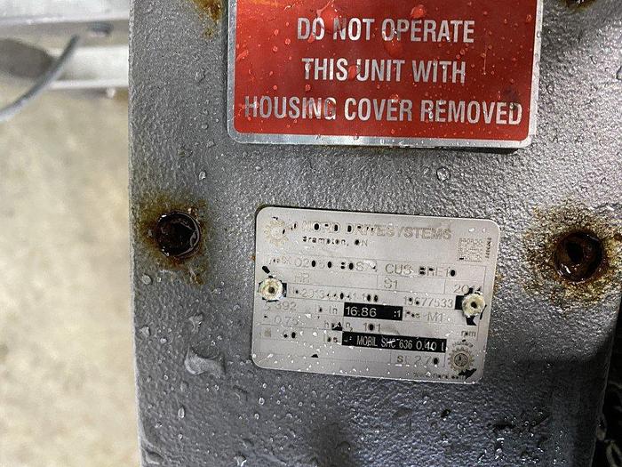 Used 8' Indexing Conveyor for Carton Packing