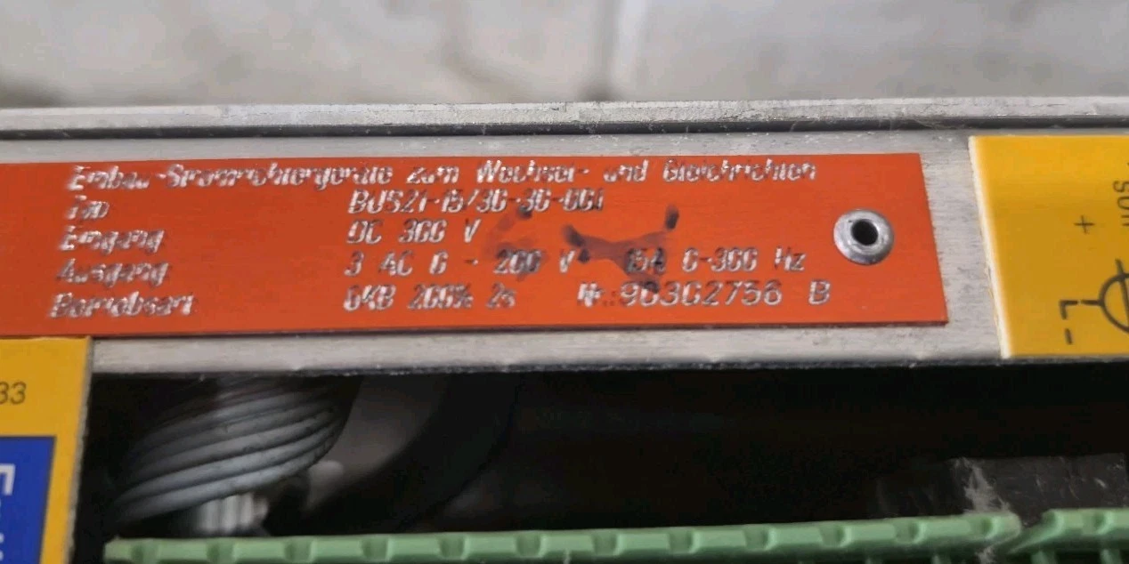Used Baumüller BUS 21-15/30-30-001 Servo Drive