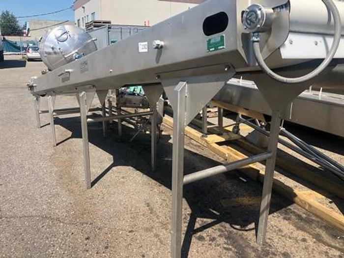Used Layton 18' L Incline Belt Conveyor