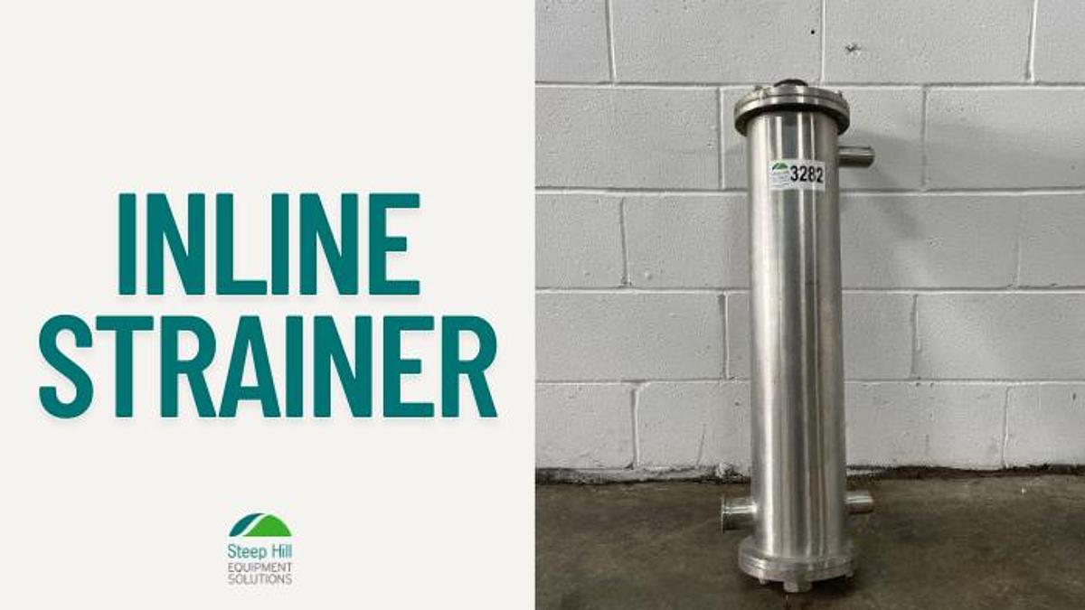 Used Inline Strainer