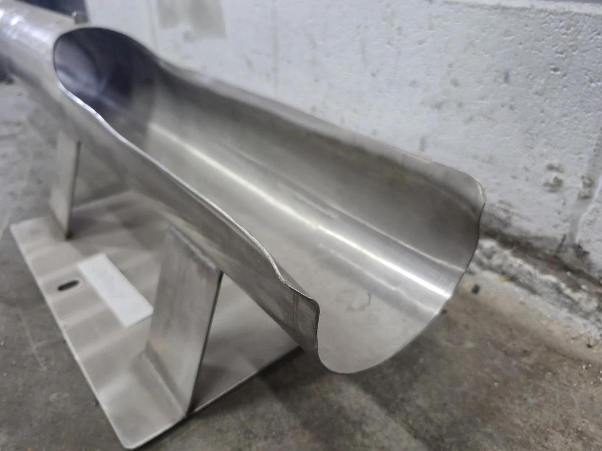 Used Stainless Steel Commercial Ham Stuffing Horn