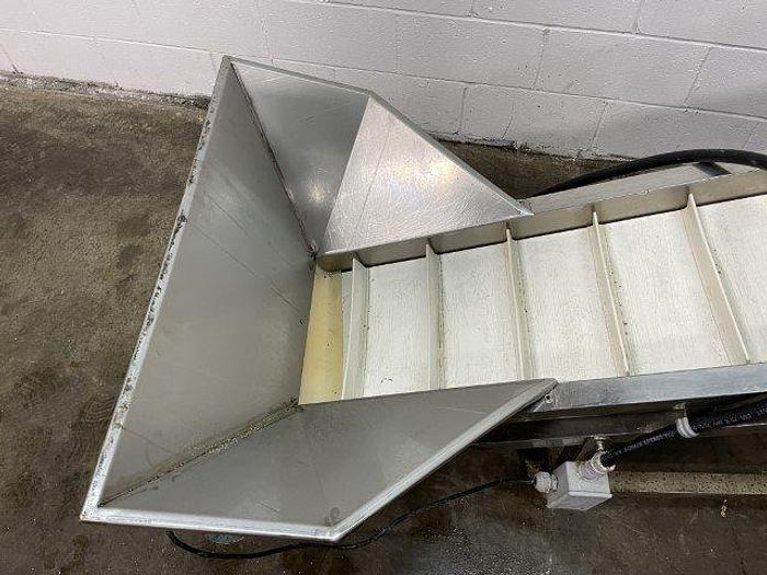 Used 9'L Product Elevating Conveyor