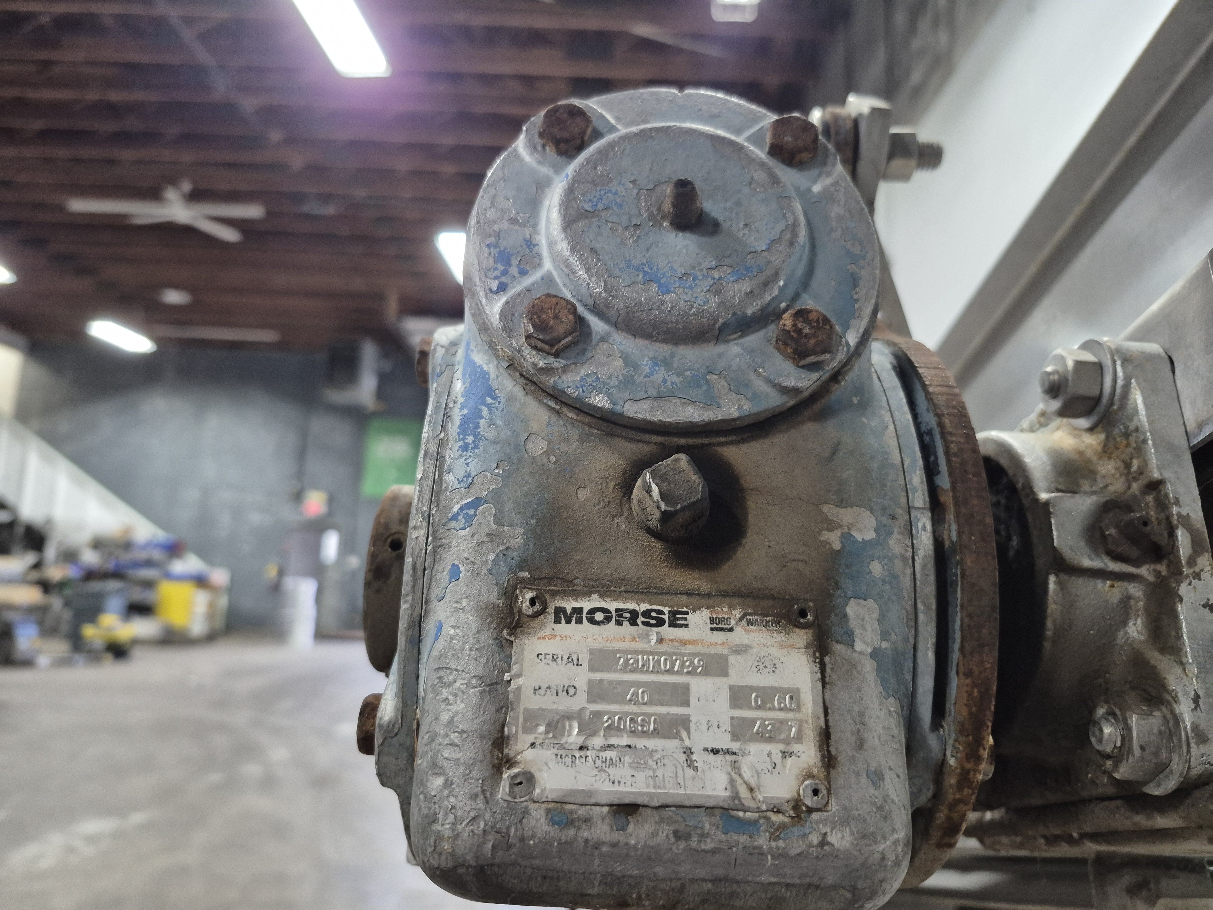 Used Incline Conveyor with 30 Gallon Tank