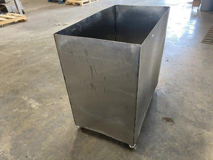 Used SS Mobile Storage Bin