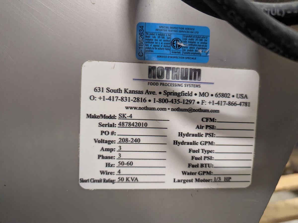 Used Nothum SK-4 Stainless Steel Breading Machine