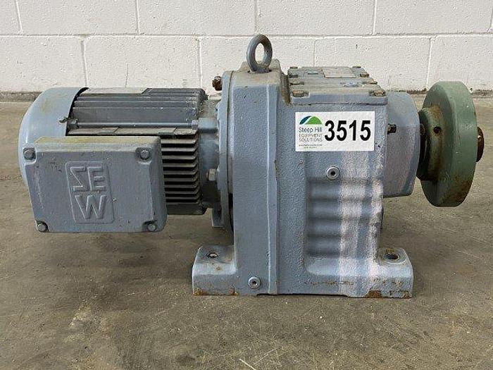 Used SEW Eurodrive 3 Hp Helical Gear Motor