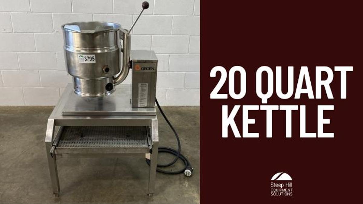 Used Groen TDB/7-20 Jacketed Tilt Kettle