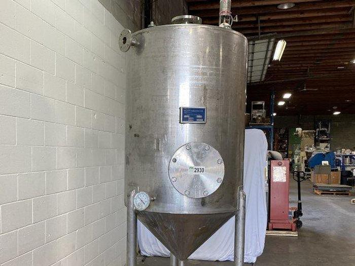Used Ellett 200 Gallon Cone-Bottom Tank