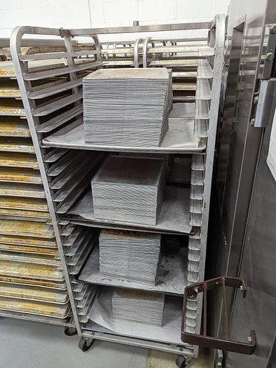 Used 10 Double Wide Bakery Racks