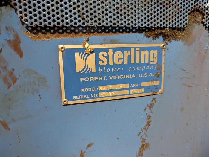 Used Inline Scrap Chopper with Sterling Blower