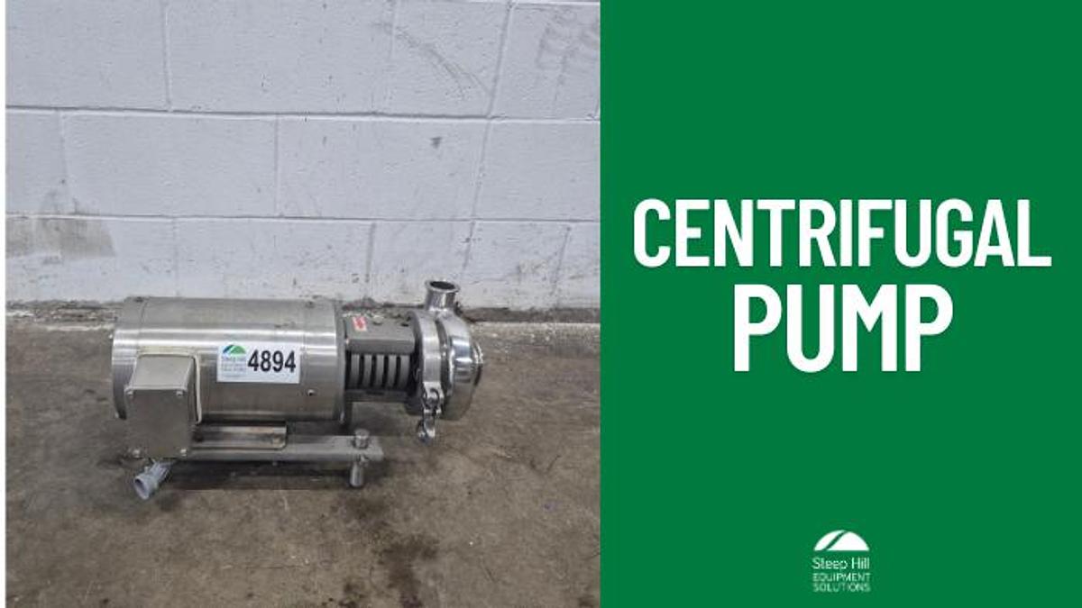 Used Q-Pumps 1.5 HP Sanitary Centrifugal Pump