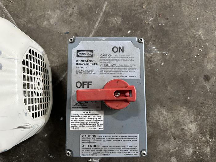 Used 1.5 HP Inline Mixer