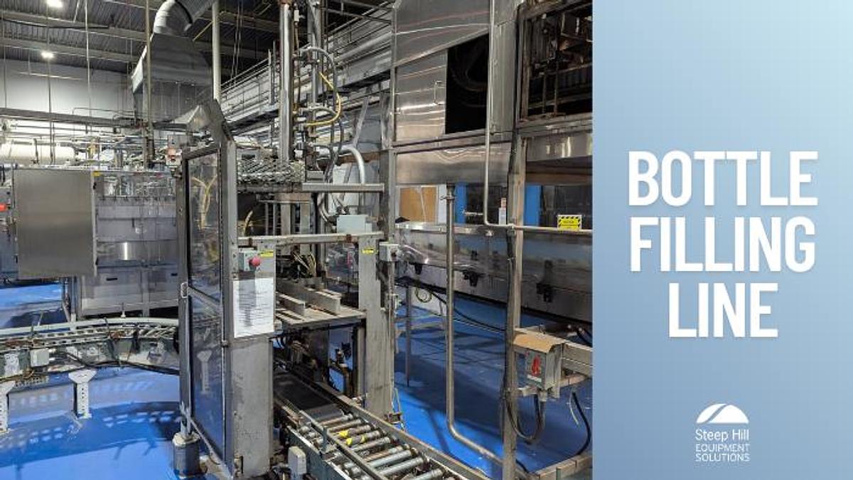 Used Glass Bottle Filling Line