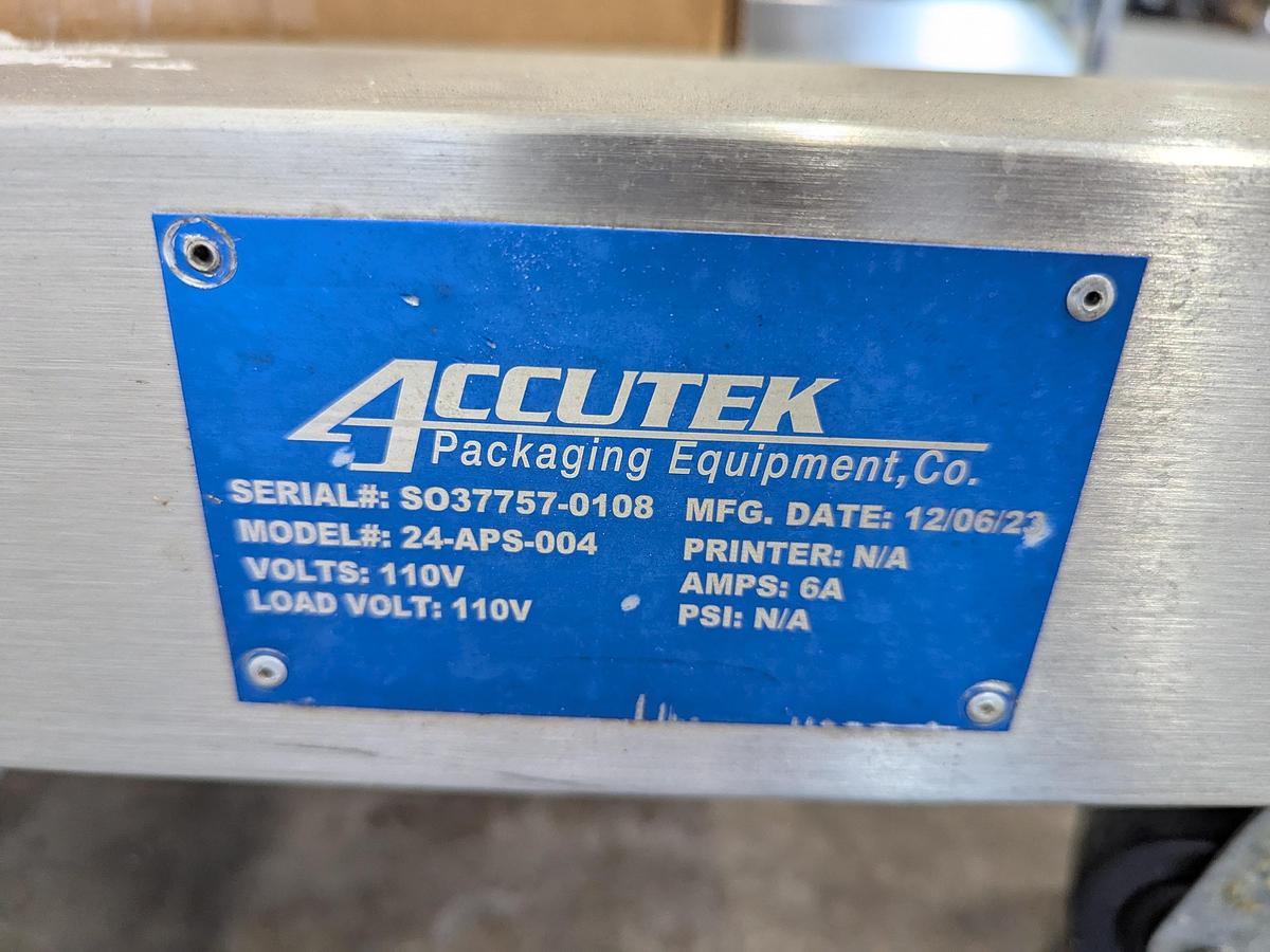 Used Accutek Labelette Tamper Evident Seal Applicator 