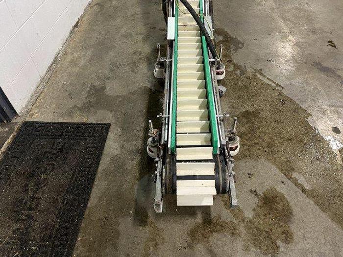 Used Viking 18' Long Cleated Conveyor