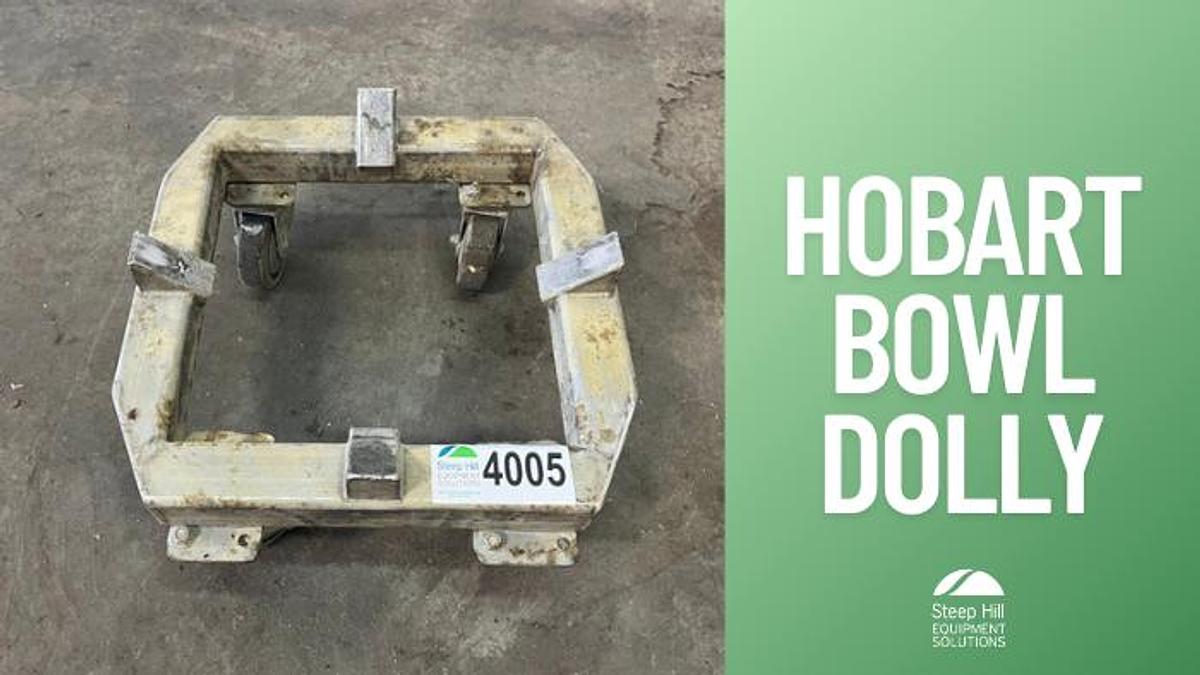 Used 140qt Hobart Bowl Dolly