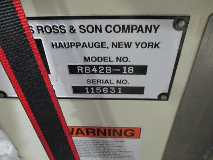 Used Ross RB42B-18 Ribbon Blender