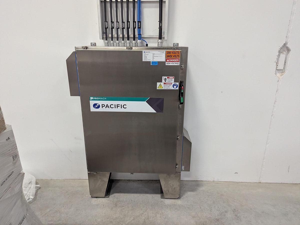 Used Promach 4 Head Pail Filling Line Including Filler, Capper & Date Coder