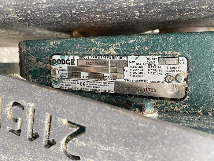 Used Norstar 37' Inline Screw Conveyor