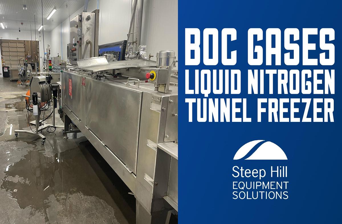 Used BOC Gases KFT-36-10M Liquid Nitrogen Tunnel Freezer