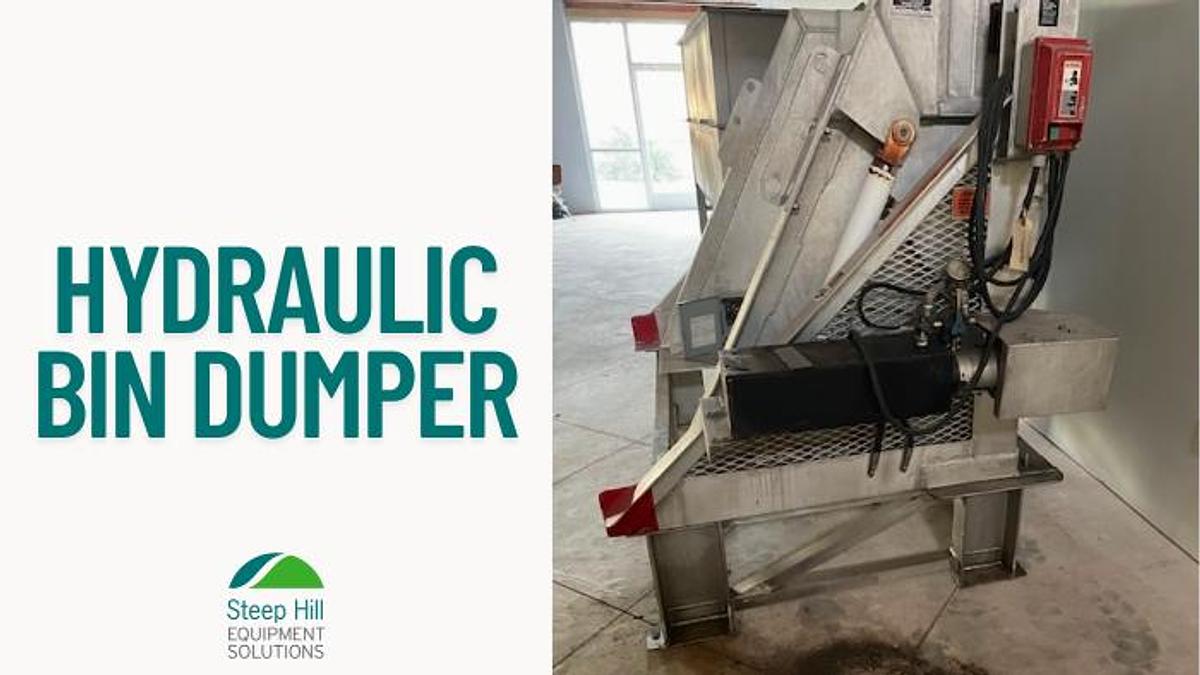Used Hydraulic Bin Dumper