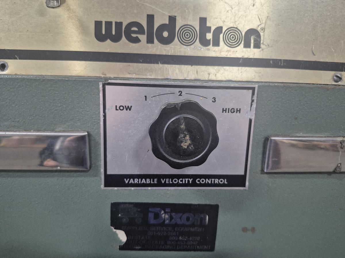 Used Weldotron 7121 Shrink Tunnel