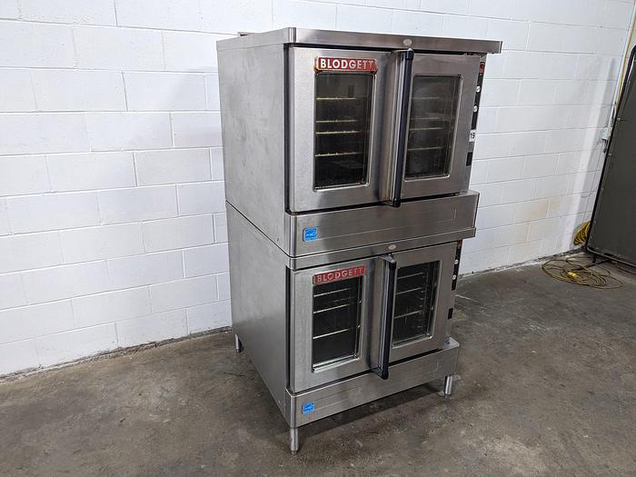 Used Blodgett Double-Stack NG Convection Ovens