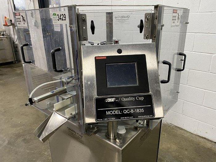 Used Quality QC-8 Rotary Cup Filler-Sealer
