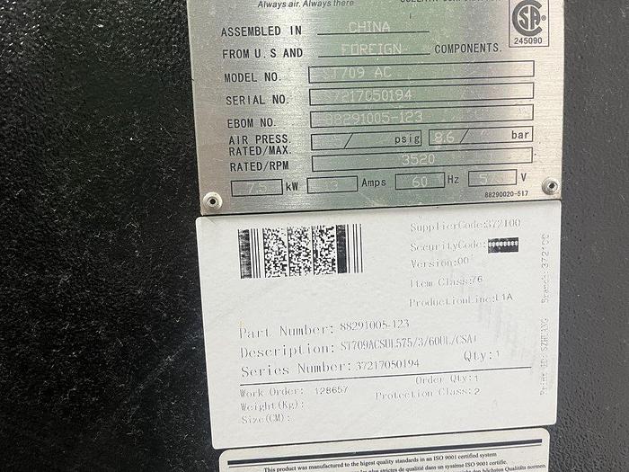 Used Sullair ST700 Screw Air Compressor