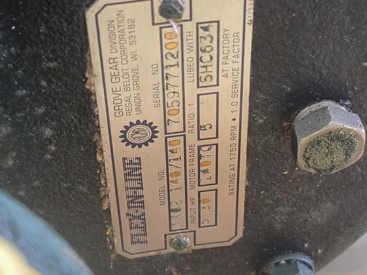 Used Flexicon Auger Drive Head with Inline Diverter Discharge Chute