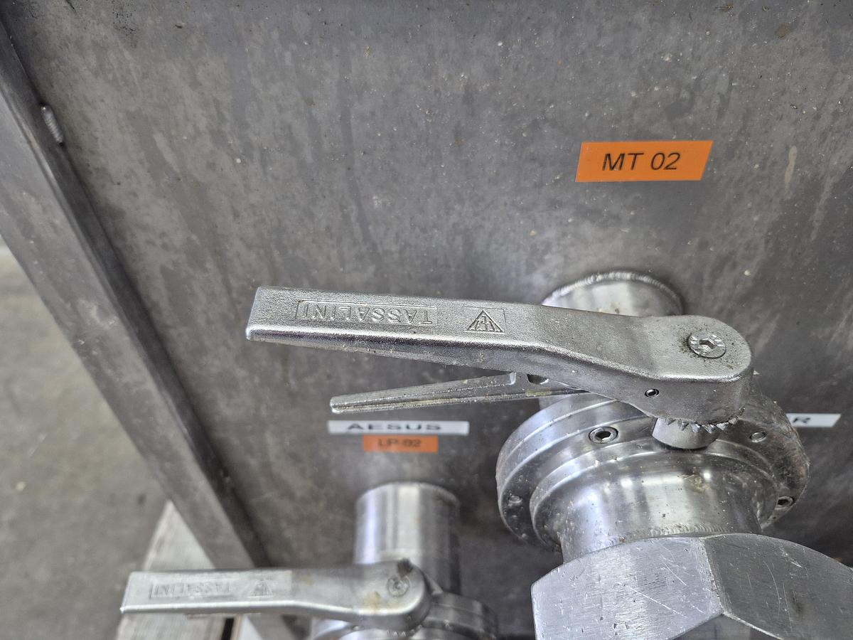 Used Sanitary Stainless Steel Flow Transfer Panel