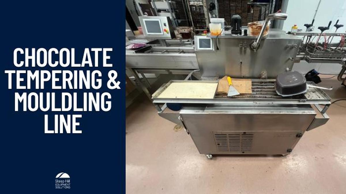 Used Betec Chocolate Tempering & Moulding Line