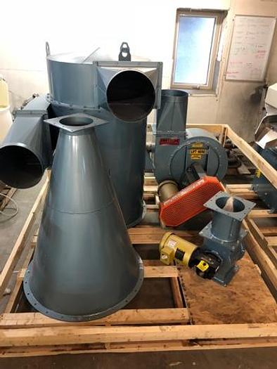 Used Forsberg Dehulling Destoner and Cyclone