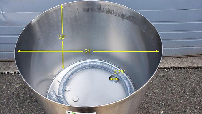 Used 140 Liter SS Tank