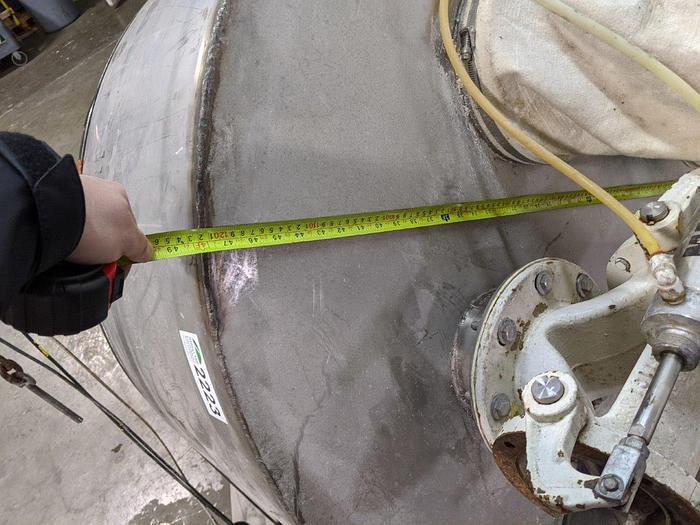 Used 300 Gallon Aluminium Hopper With Load Cells