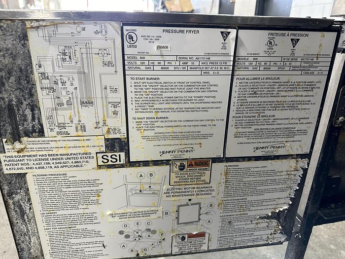 Used Henny Penny Pressure Fryer