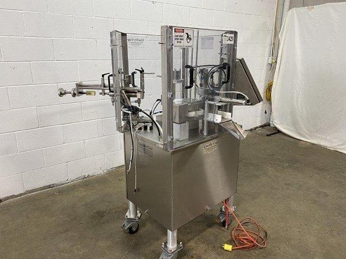 Used Quality QC-8 Rotary Cup Filler-Sealer