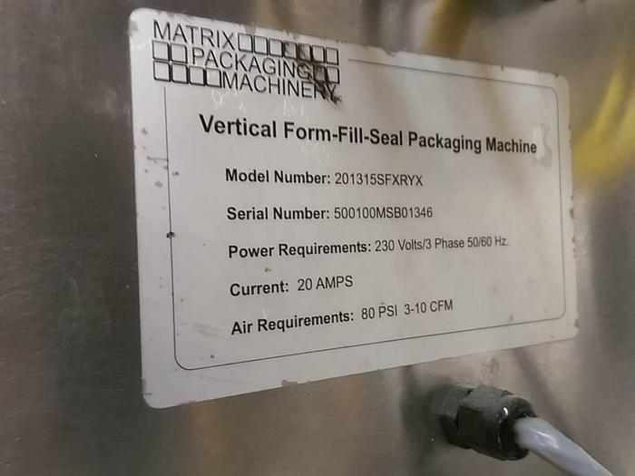 Used Matrix 2013 VFFS Bagger