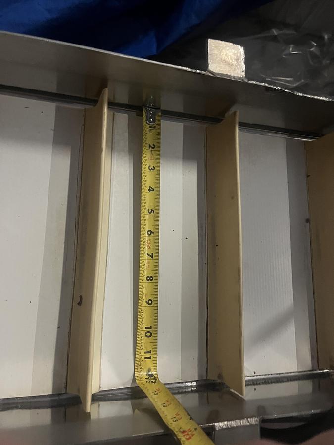 Used 5.5ft High Cleated Incline Conveyor