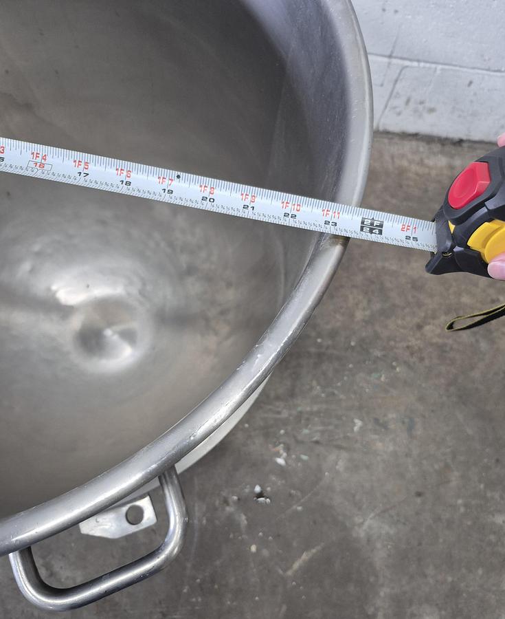 Used Hobart 140 Qt. Mixing Bowl with Dolly