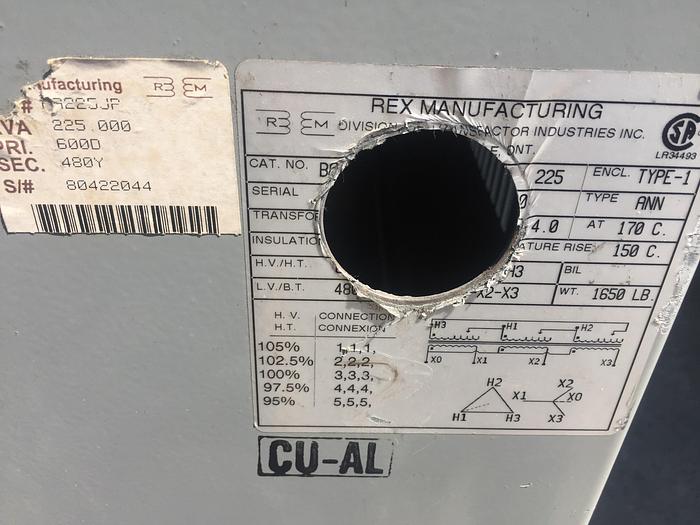 Used 225 KVA Transformer
