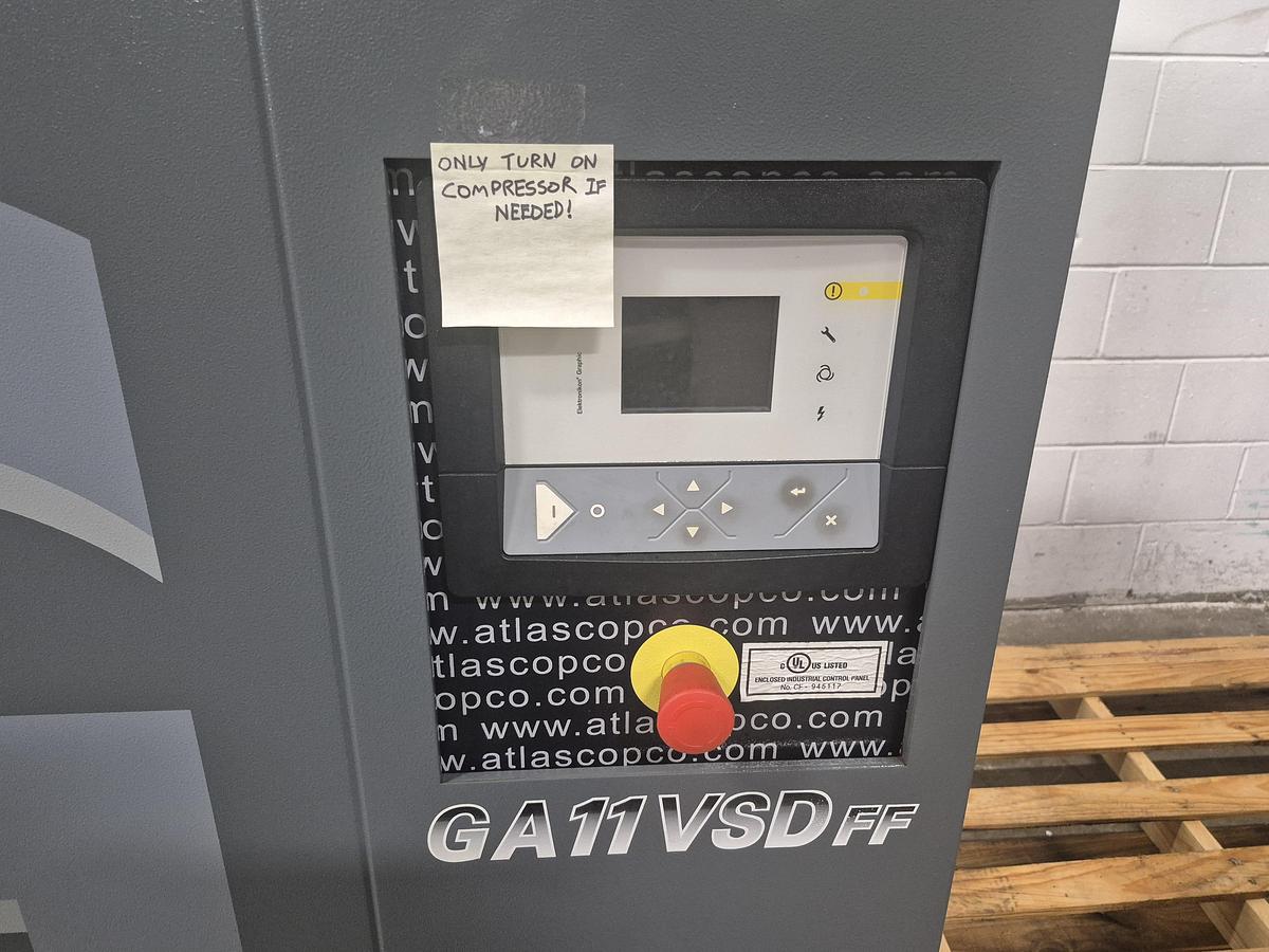 Used Atlas Copco GA11VSD Air Compressor